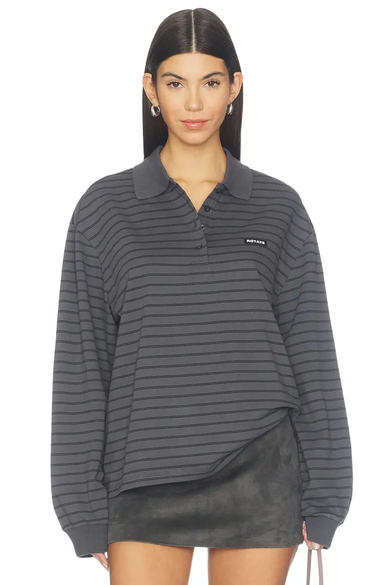 ROTATE Pique Longsleeve Polo