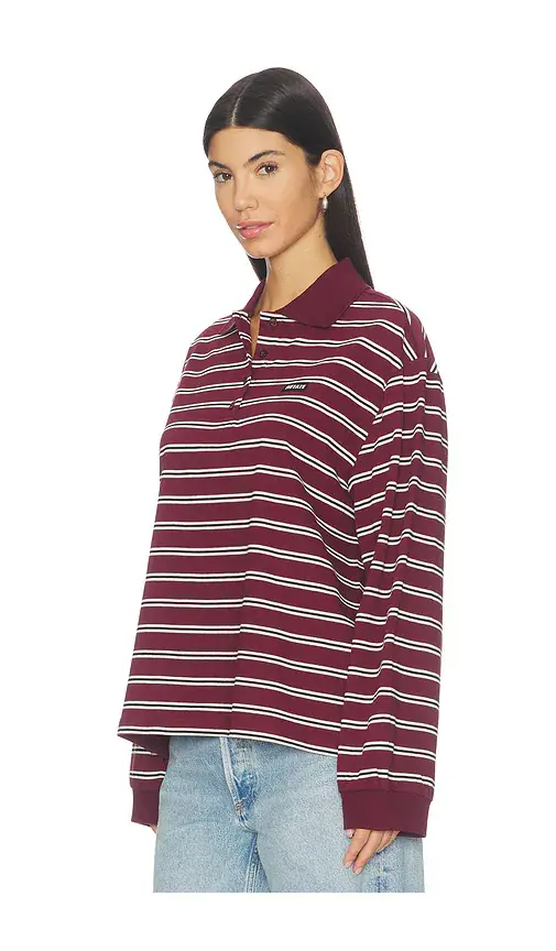 ROTATE Pique Longsleeve Polo | Thumbnail 2 ROTATE Pique Longsleeve Polo | Thumbnail 2