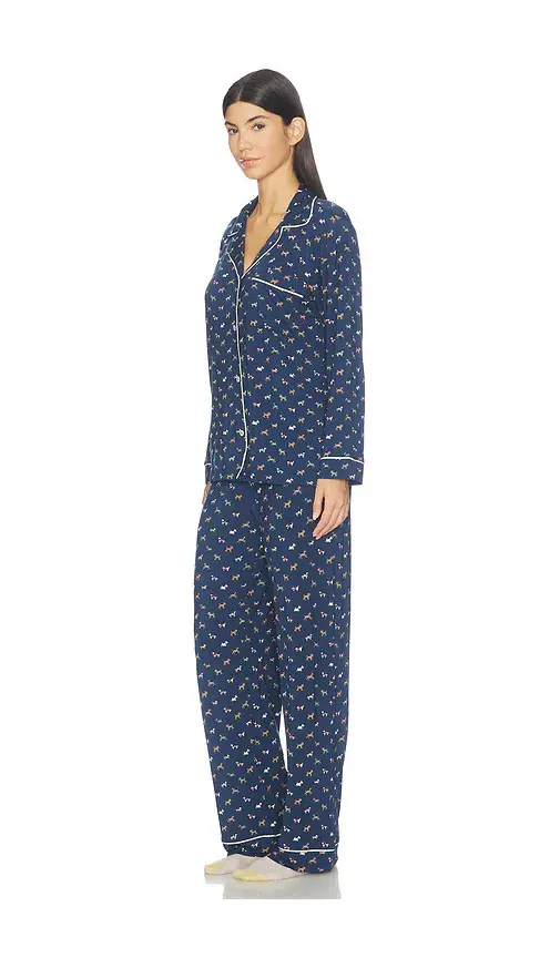Eberjey Gisele Printed Long Pajama Set | Thumbnail 2 Eberjey Gisele Printed Long Pajama Set | Thumbnail 2