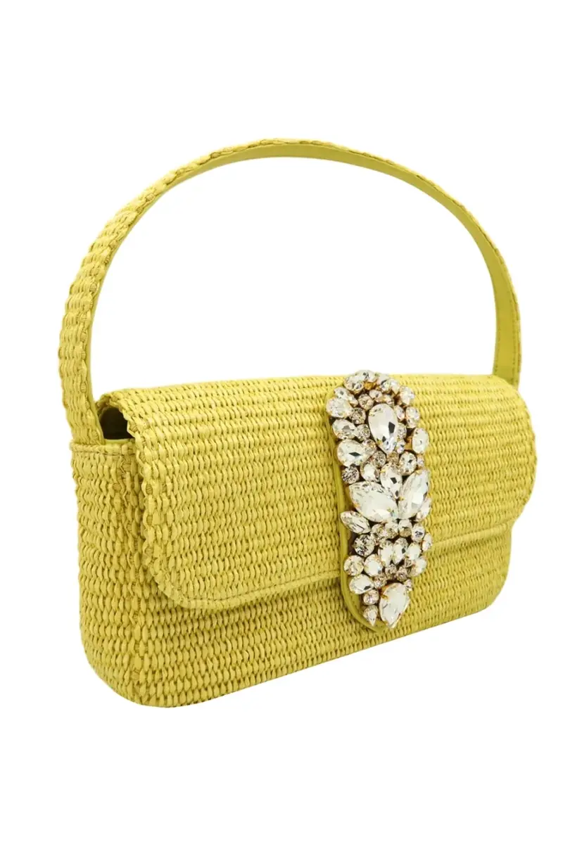 GEDEBE Habibi Bag - Raffia Zest | Thumbnail 5