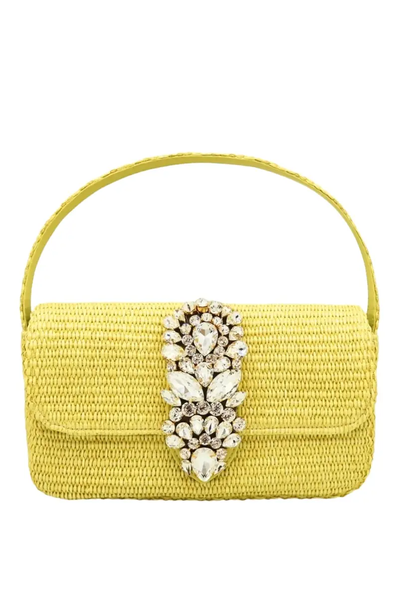 GEDEBE Habibi Bag - Raffia Zest