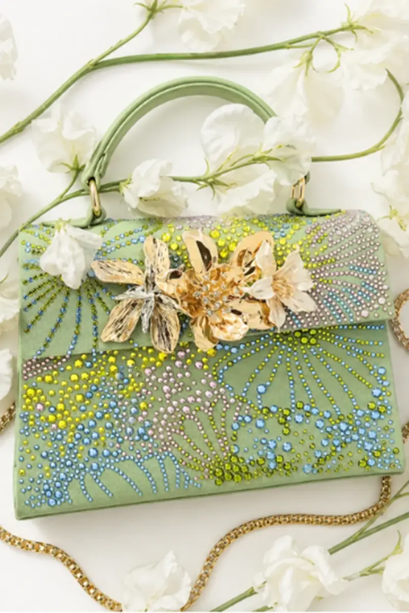 GEDEBE Sophie Bag - Crystal Blossom Whisper | Thumbnail 3 GEDEBE Sophie Bag - Crystal Blossom Whisper | Thumbnail 3