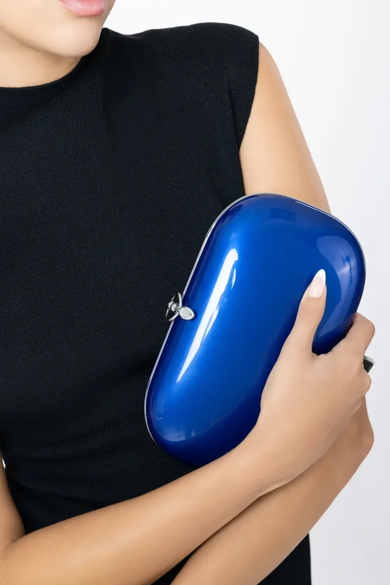 JEFFREY LEVINSON Elina Plus Clutch - Electric Sapphire | Thumbnail 3