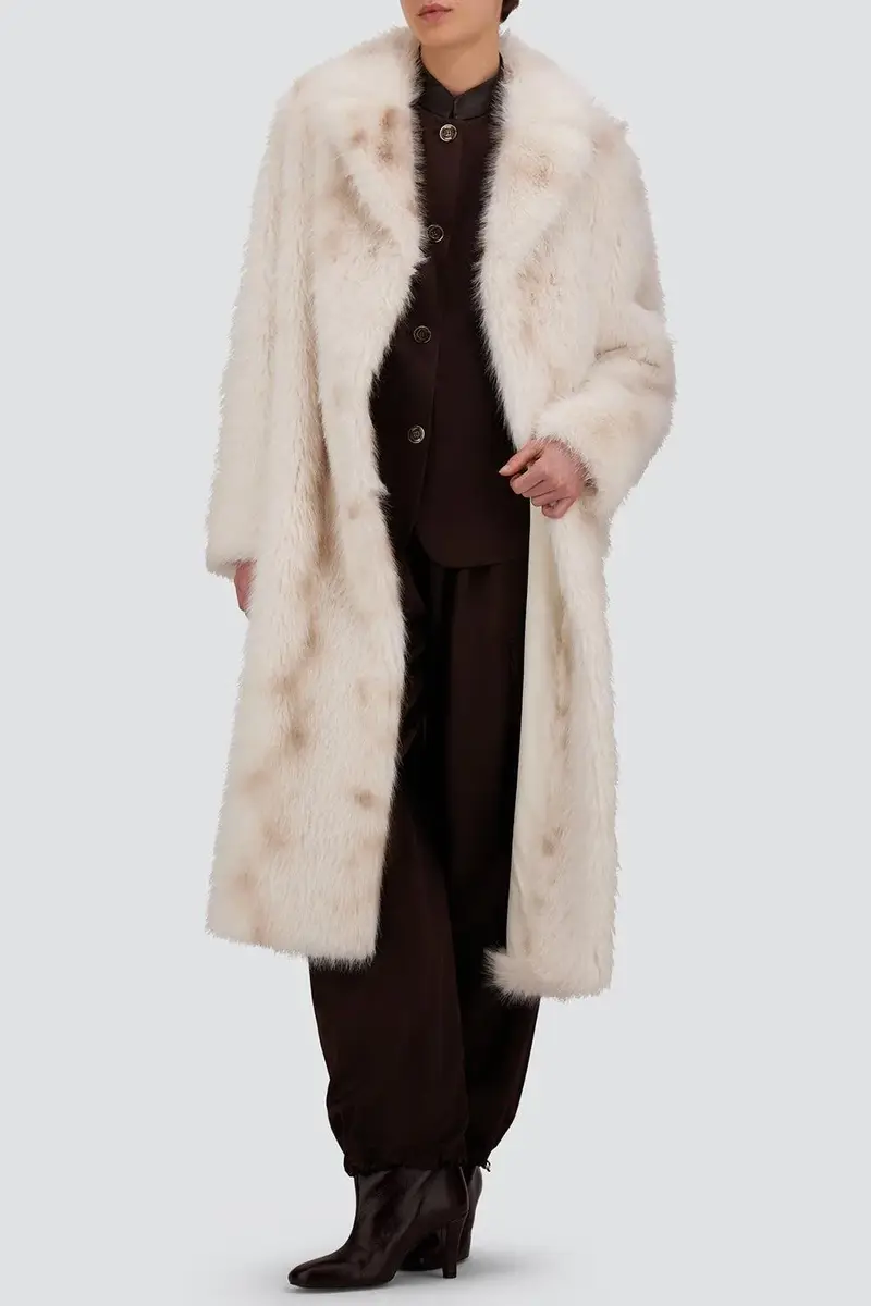 HERNO Faux Fur Long Coat | Thumbnail 4 HERNO Faux Fur Long Coat | Thumbnail 4