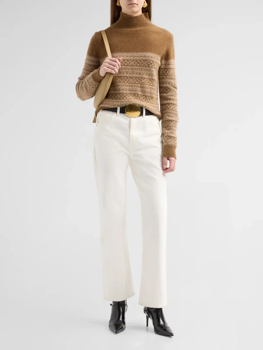 Nili Lotan Women's Fellini Fair-Isle Cashmere-Alpaca Sweater | Thumbnail 2