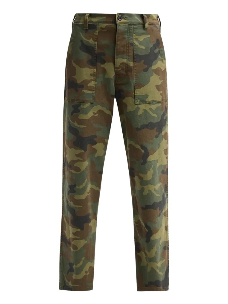 Nili Lotan Women's Earl Camouflage Cotton-Blend Cargo Pants | Thumbnail 1 Nili Lotan Women's Earl Camouflage Cotton-Blend Cargo Pants | Thumbnail 1