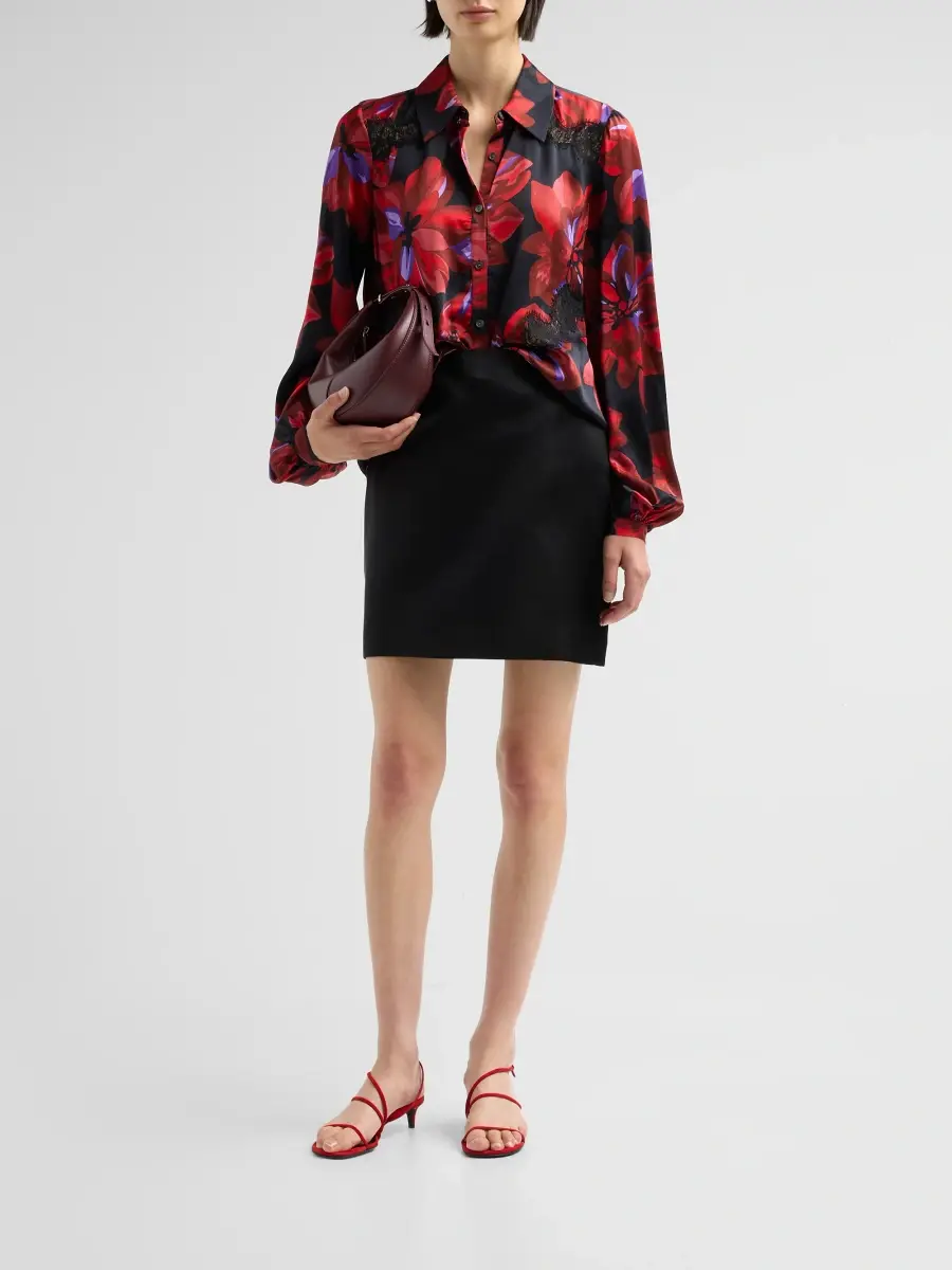 Ramy Brook Women's Franki Floral Oversized Blouse | Thumbnail 2 Ramy Brook Women's Franki Floral Oversized Blouse | Thumbnail 2