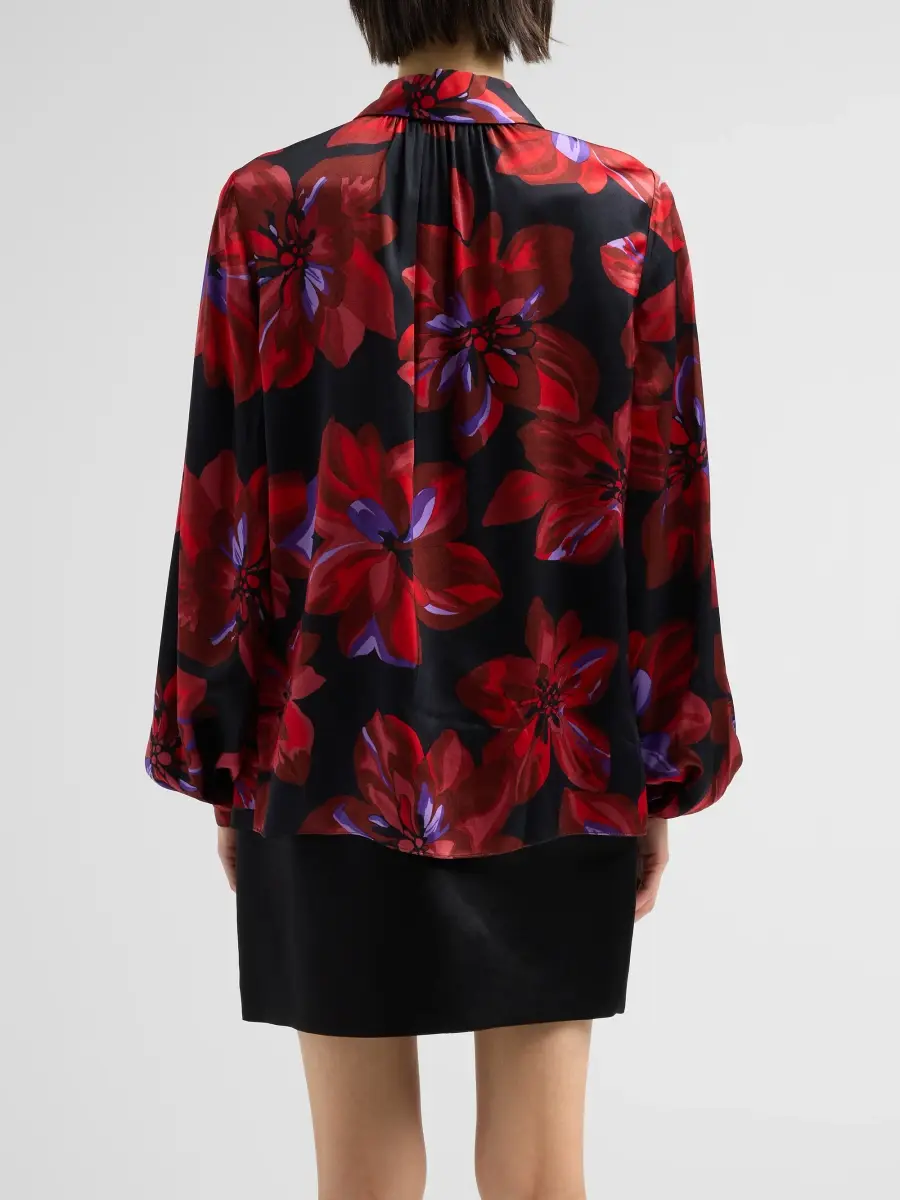 Ramy Brook Women's Franki Floral Oversized Blouse | Thumbnail 3 Ramy Brook Women's Franki Floral Oversized Blouse | Thumbnail 3
