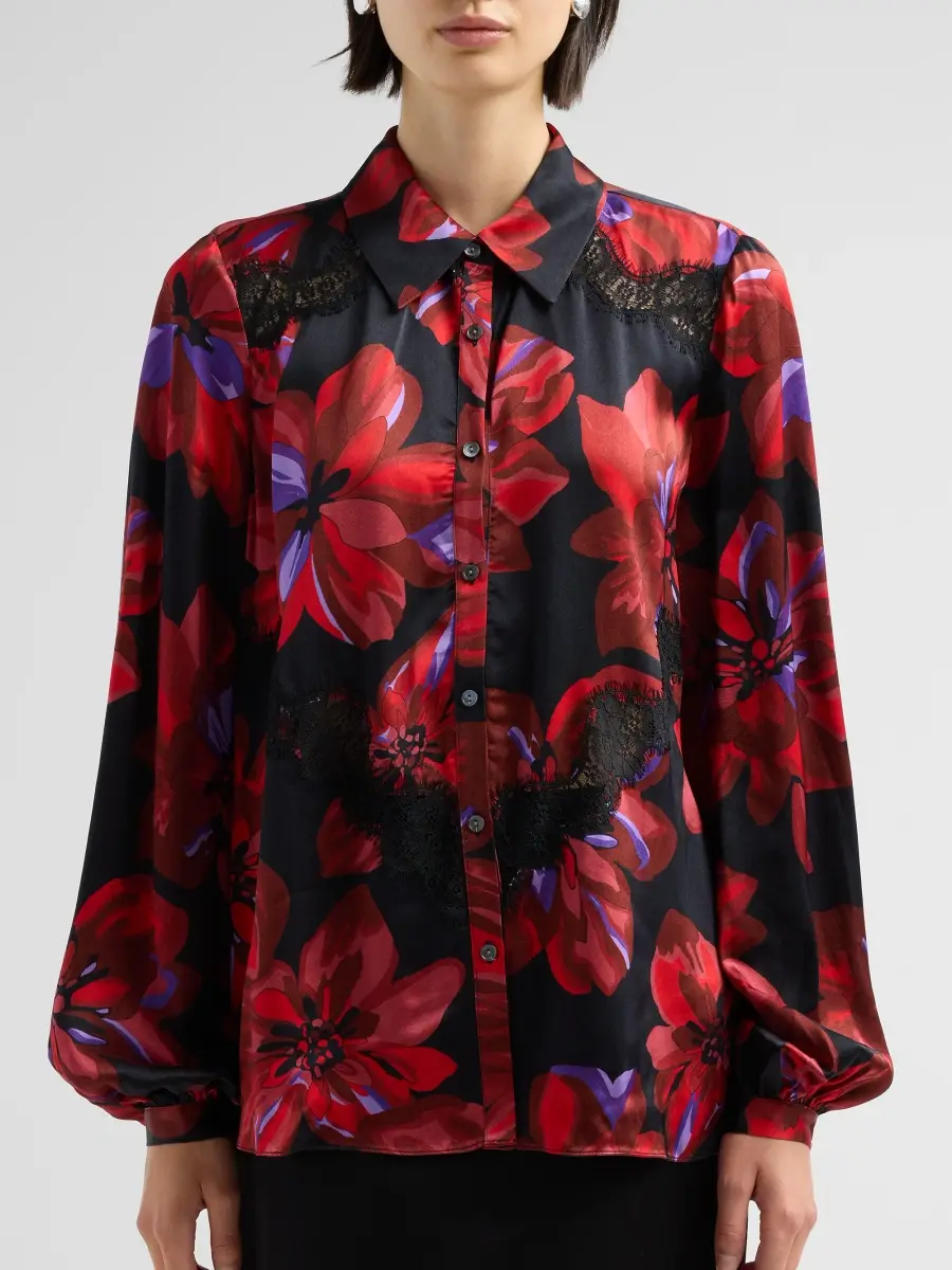 Ramy Brook Women's Franki Floral Oversized Blouse | Thumbnail 5 Ramy Brook Women's Franki Floral Oversized Blouse | Thumbnail 5
