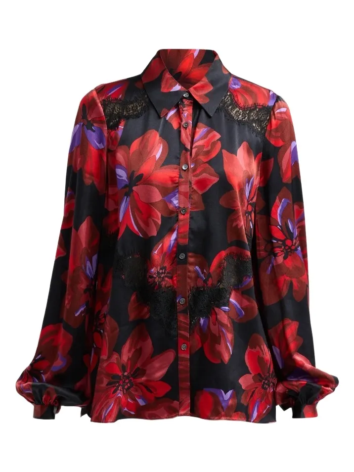 Ramy Brook Women's Franki Floral Oversized Blouse