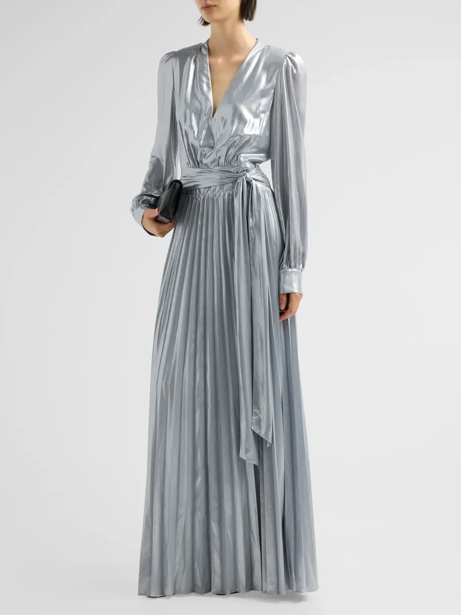 Ramy Brook Women's Amora Metallic Lamé Maxi Dress | Thumbnail 4 Ramy Brook Women's Amora Metallic Lamé Maxi Dress | Thumbnail 4