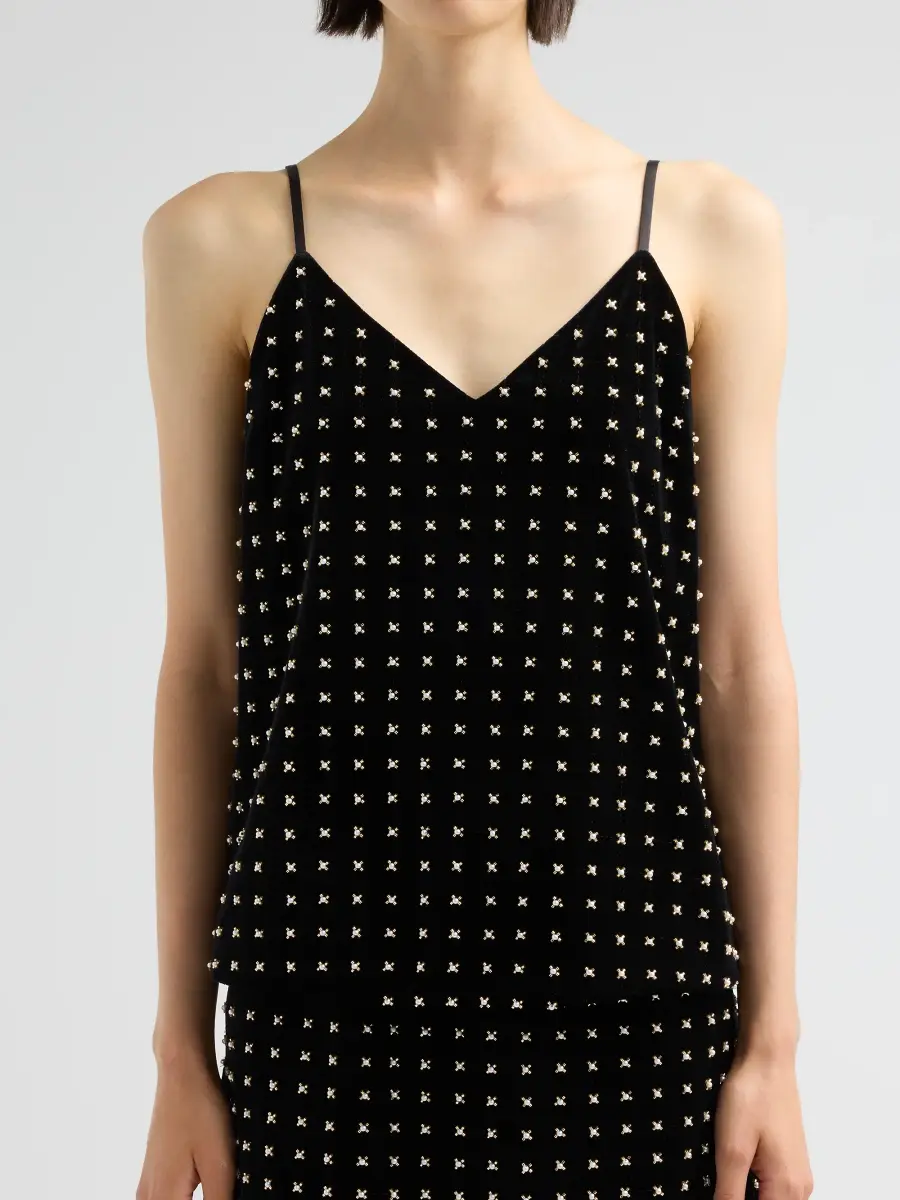Ramy Brook Women's Bridgette Embellished V-Neck Camisole | Thumbnail 5 Ramy Brook Women's Bridgette Embellished V-Neck Camisole | Thumbnail 5