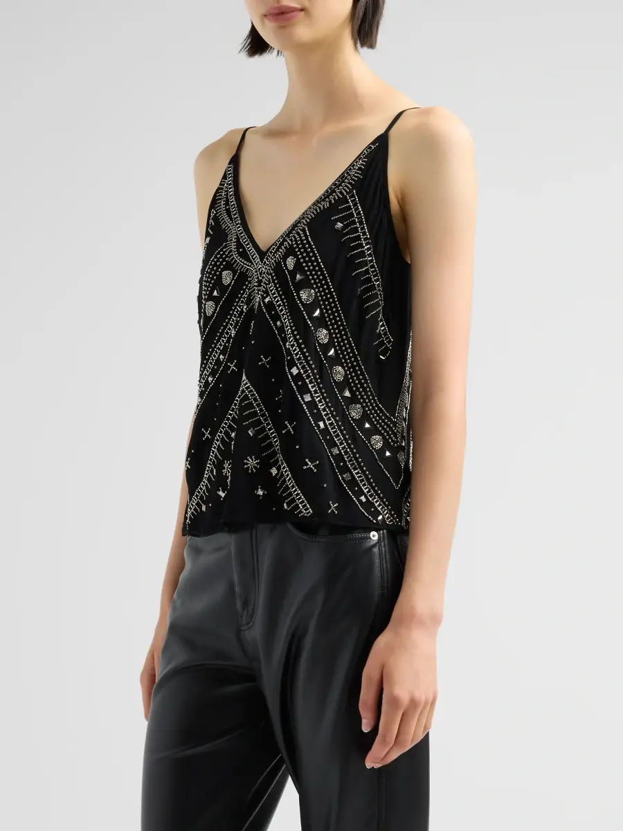 Ramy Brook Women's Jannie Beaded Tank | Thumbnail 4 Ramy Brook Women's Jannie Beaded Tank | Thumbnail 4