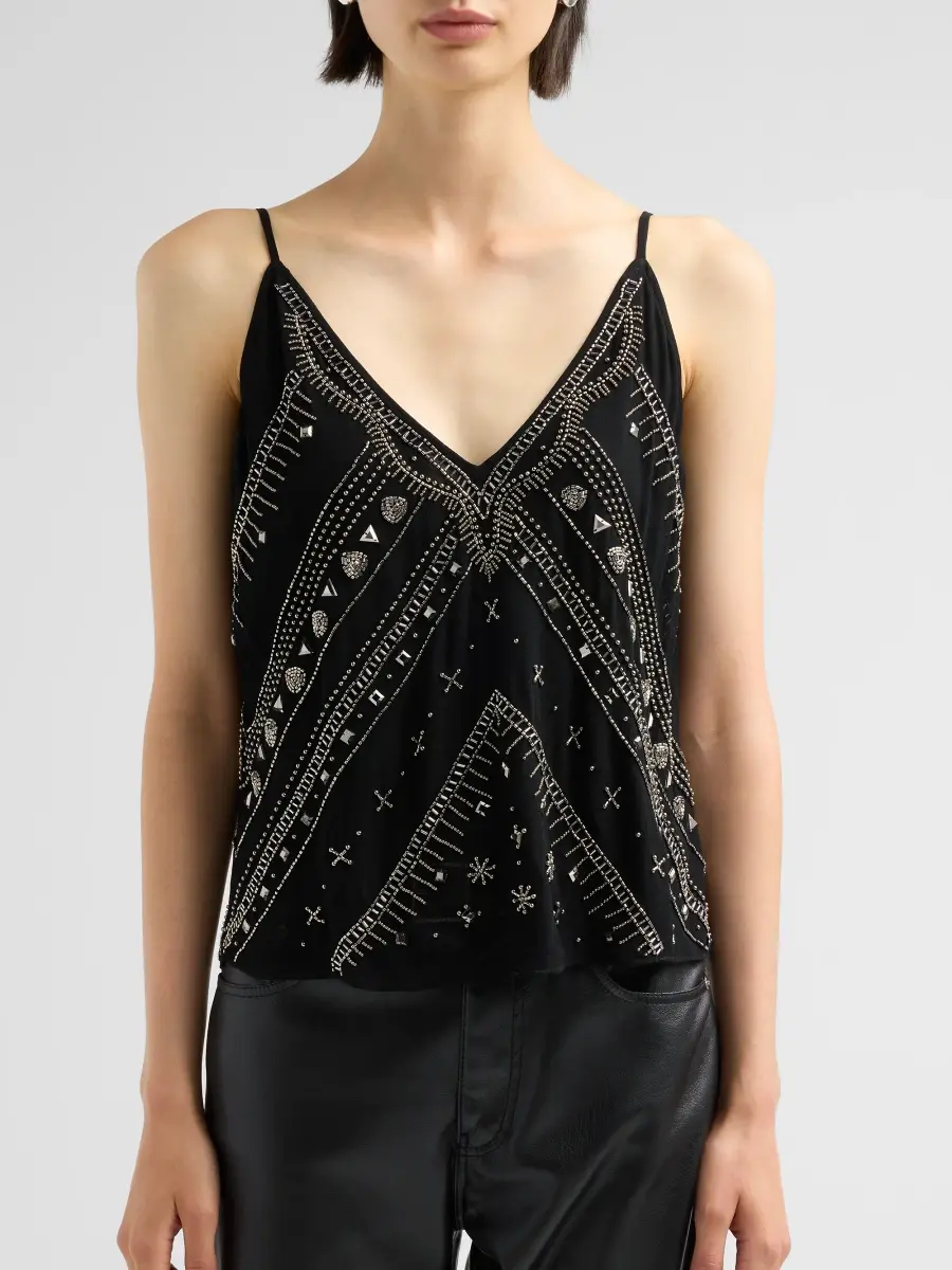Ramy Brook Women's Jannie Beaded Tank | Thumbnail 5 Ramy Brook Women's Jannie Beaded Tank | Thumbnail 5