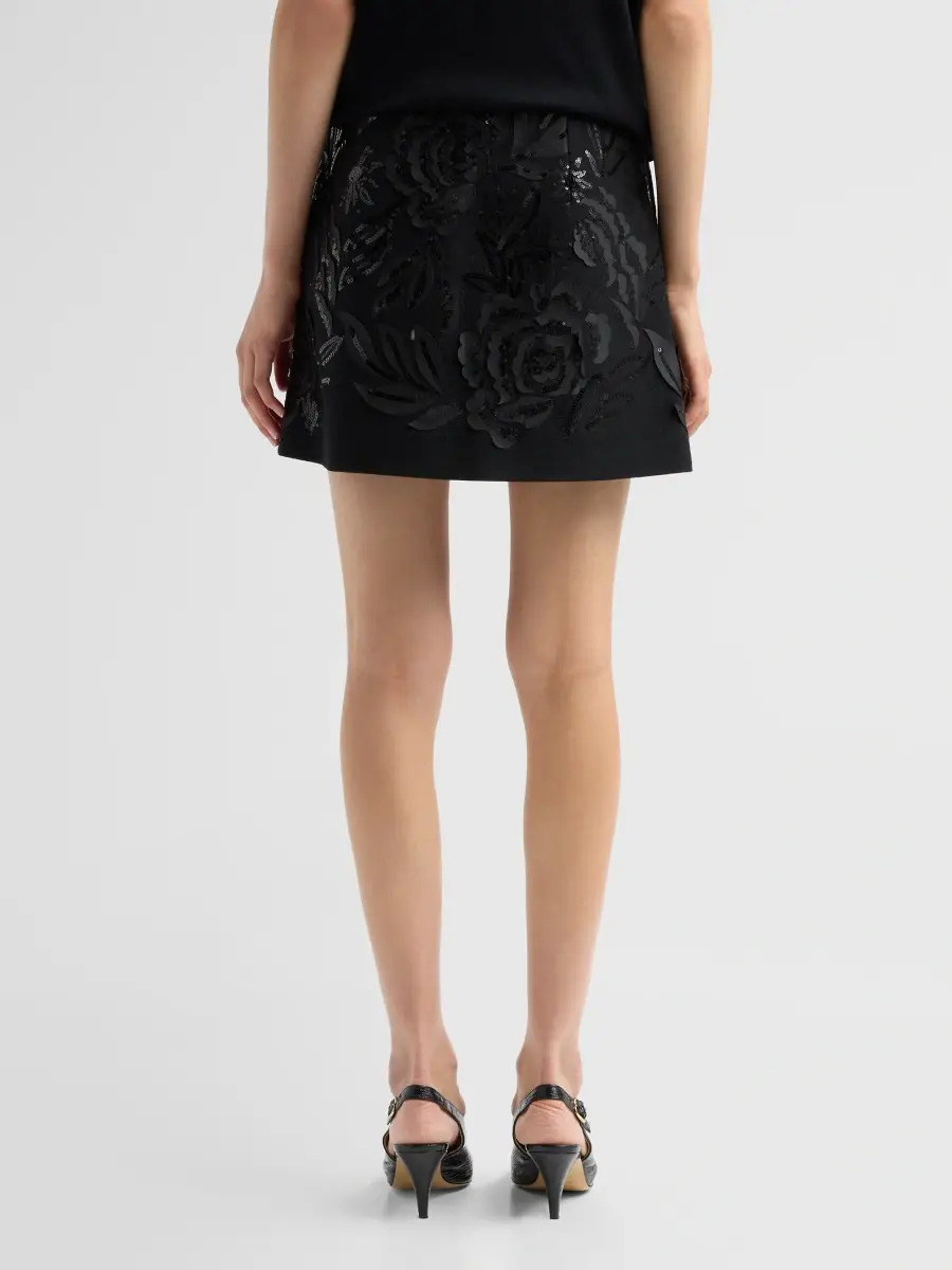 Ramy Brook Women's Mellie Embellished A-Line Mini Skirt | Thumbnail 3 Ramy Brook Women's Mellie Embellished A-Line Mini Skirt | Thumbnail 3