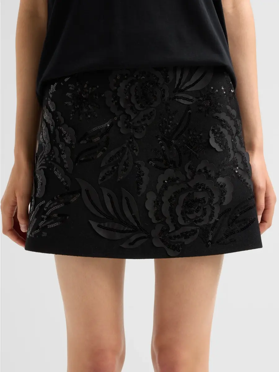 Ramy Brook Women's Mellie Embellished A-Line Mini Skirt | Thumbnail 5 Ramy Brook Women's Mellie Embellished A-Line Mini Skirt | Thumbnail 5