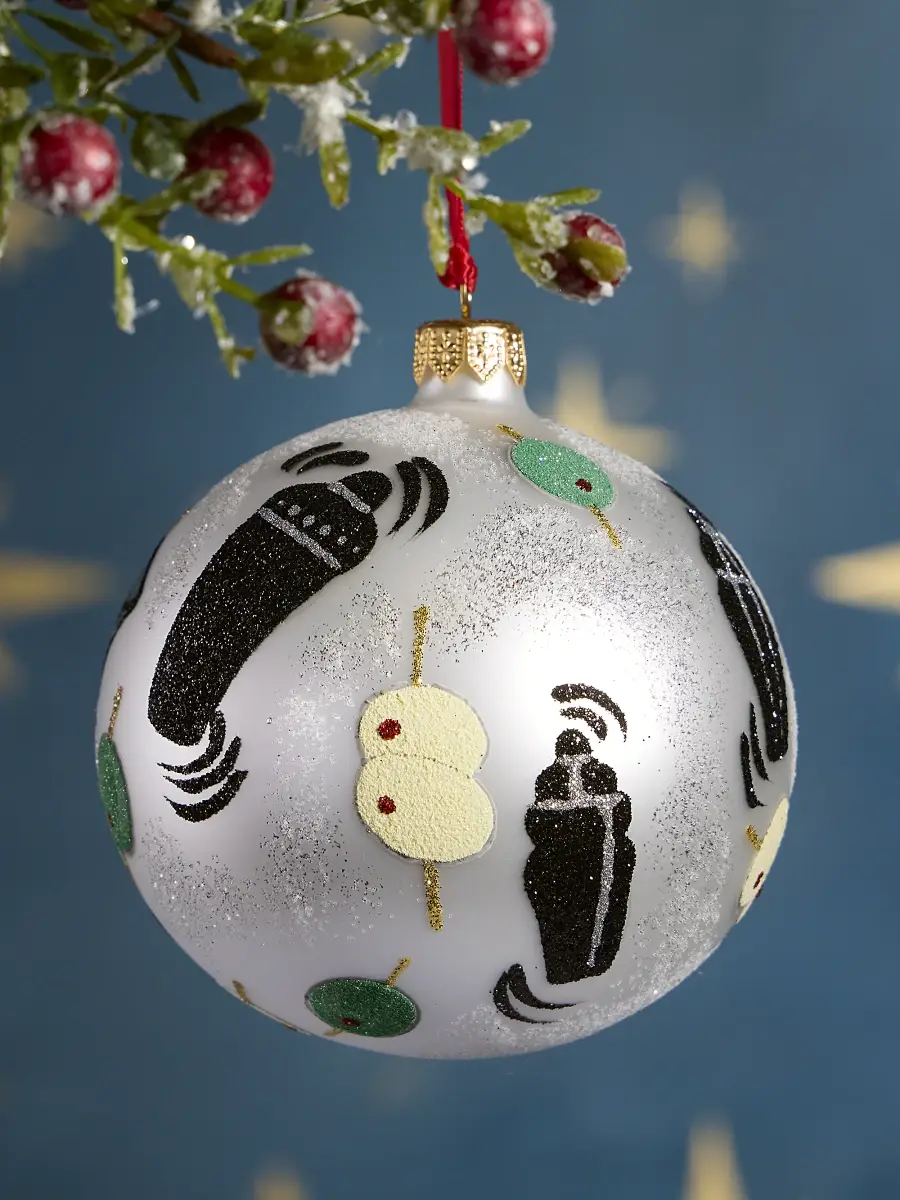 Thomas Glenn Shaken Not Stirred Glass Ornament | Thumbnail 2 Thomas Glenn Shaken Not Stirred Glass Ornament | Thumbnail 2