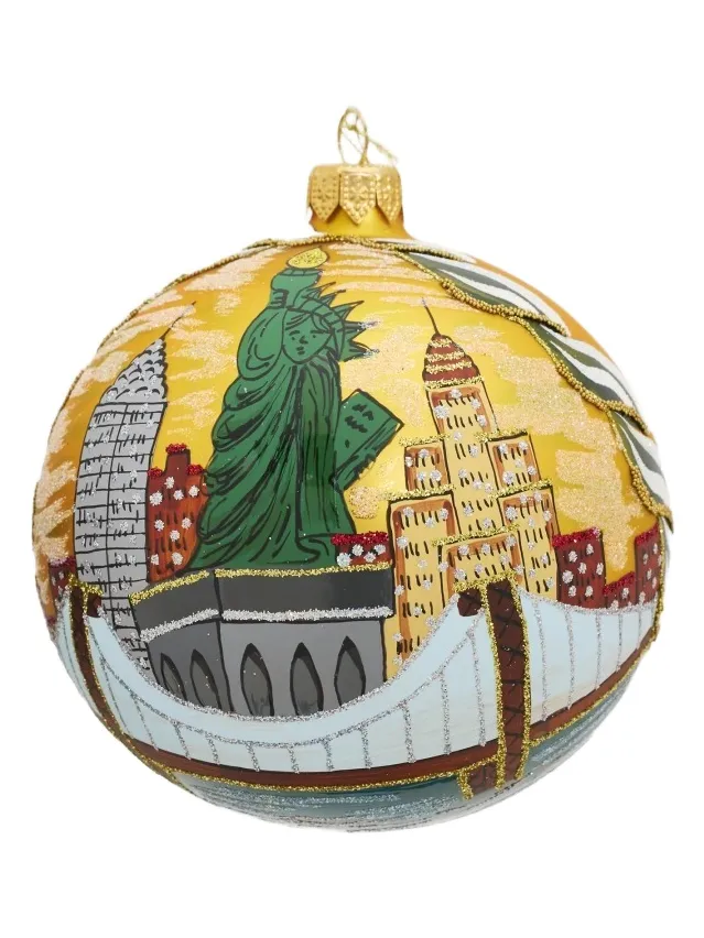 New York Glass Ornament New York Glass Ornament