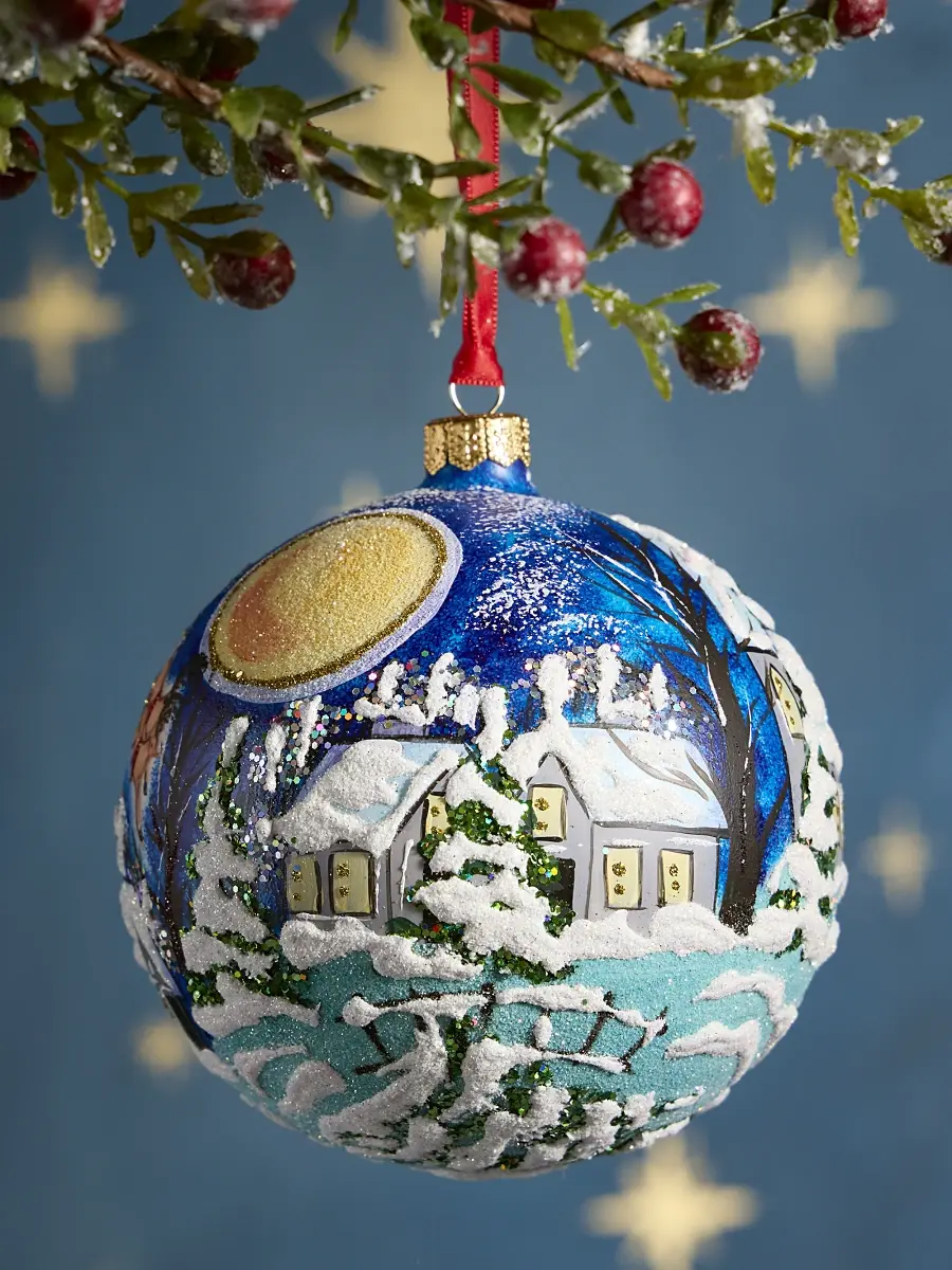 Thomas Glenn On Dasher Glass Ornament | Thumbnail 2 Thomas Glenn On Dasher Glass Ornament | Thumbnail 2