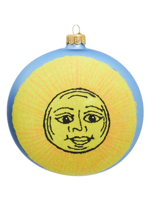 Sun & Moon Glass Ornament Sun & Moon Glass Ornament