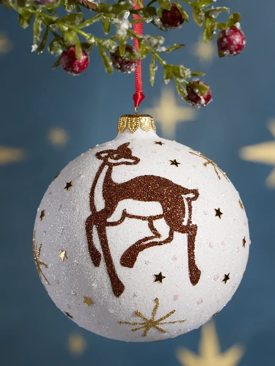 Fawning Glass Ornament Fawning Glass Ornament