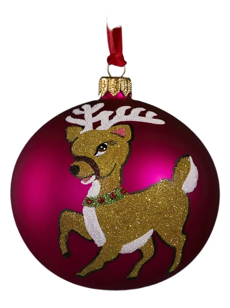 Thomas Glenn Prancer Glass Ornament