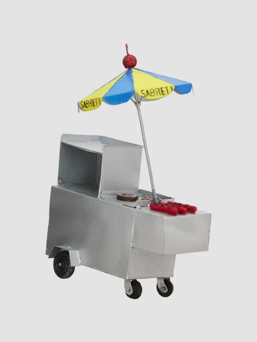 Cody Foster & Co Paper-Mâché NYC Hotdog Cart Ornament | Thumbnail 2 Cody Foster & Co Paper-Mâché NYC Hotdog Cart Ornament | Thumbnail 2