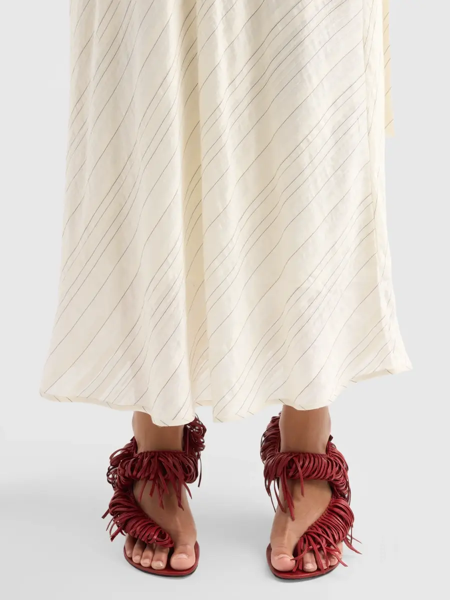 Proenza Schouler Women's Tee 85MM Nappa Leather Loop Sandals | Thumbnail 2 Proenza Schouler Women's Tee 85MM Nappa Leather Loop Sandals | Thumbnail 2