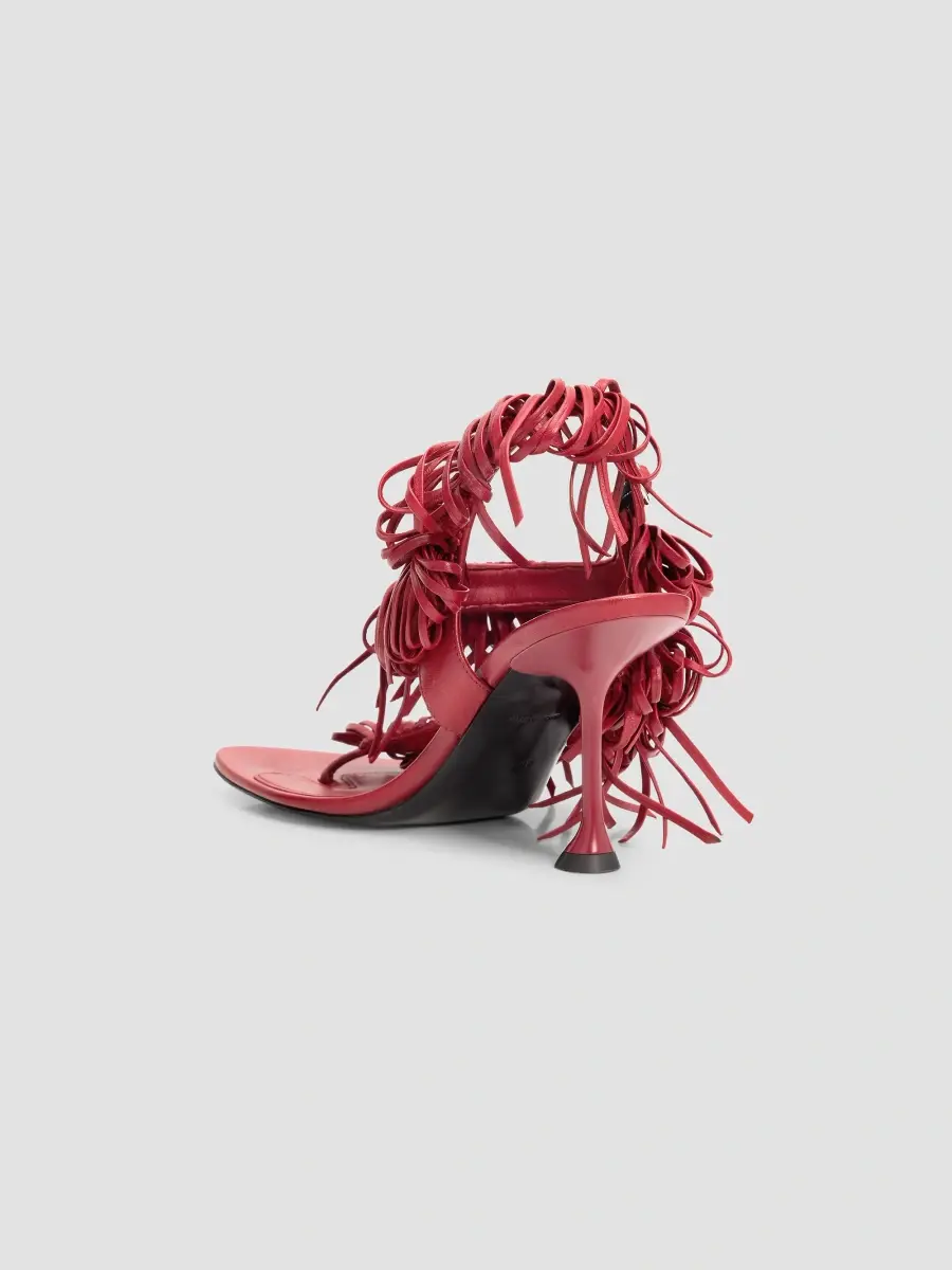 Proenza Schouler Women's Tee 85MM Nappa Leather Loop Sandals | Thumbnail 4 Proenza Schouler Women's Tee 85MM Nappa Leather Loop Sandals | Thumbnail 4