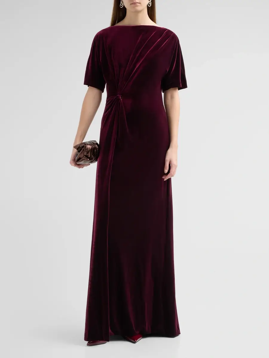 BLACK HALO Women's Cecil Velvet Gown | Thumbnail 2 BLACK HALO Women's Cecil Velvet Gown | Thumbnail 2