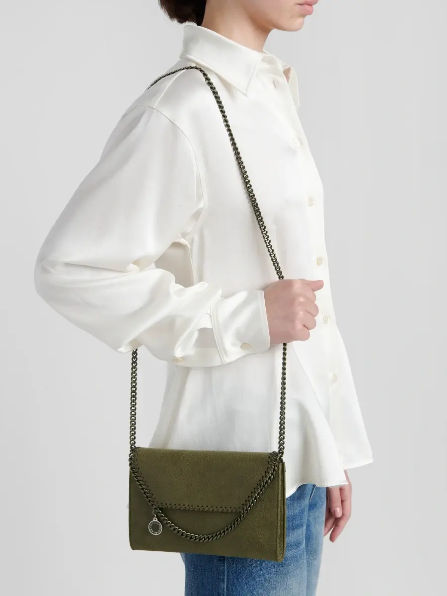 Stella McCartney Women's Falabella Chain-Trimmed Wallet-On-Chain | Thumbnail 2