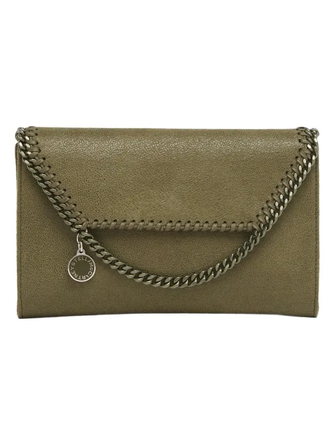 Women's Falabella Chain-Trimmed Wallet-On-Chain Women's Falabella Chain-Trimmed Wallet-On-Chain
