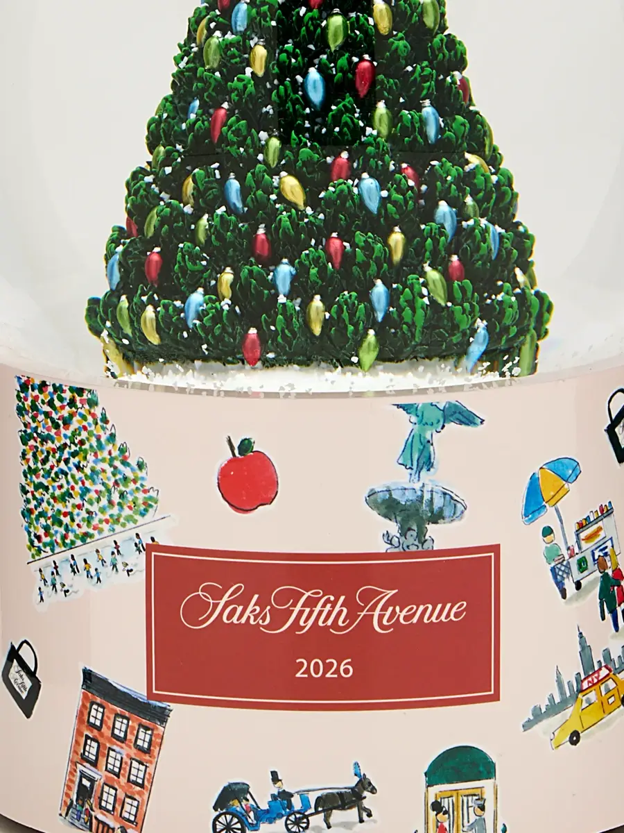 Saks Fifth Avenue 2026 Christmas Snowglobe | Thumbnail 2 Saks Fifth Avenue 2026 Christmas Snowglobe | Thumbnail 2