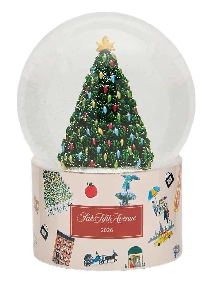 Saks Fifth Avenue 2026 Christmas Snowglobe