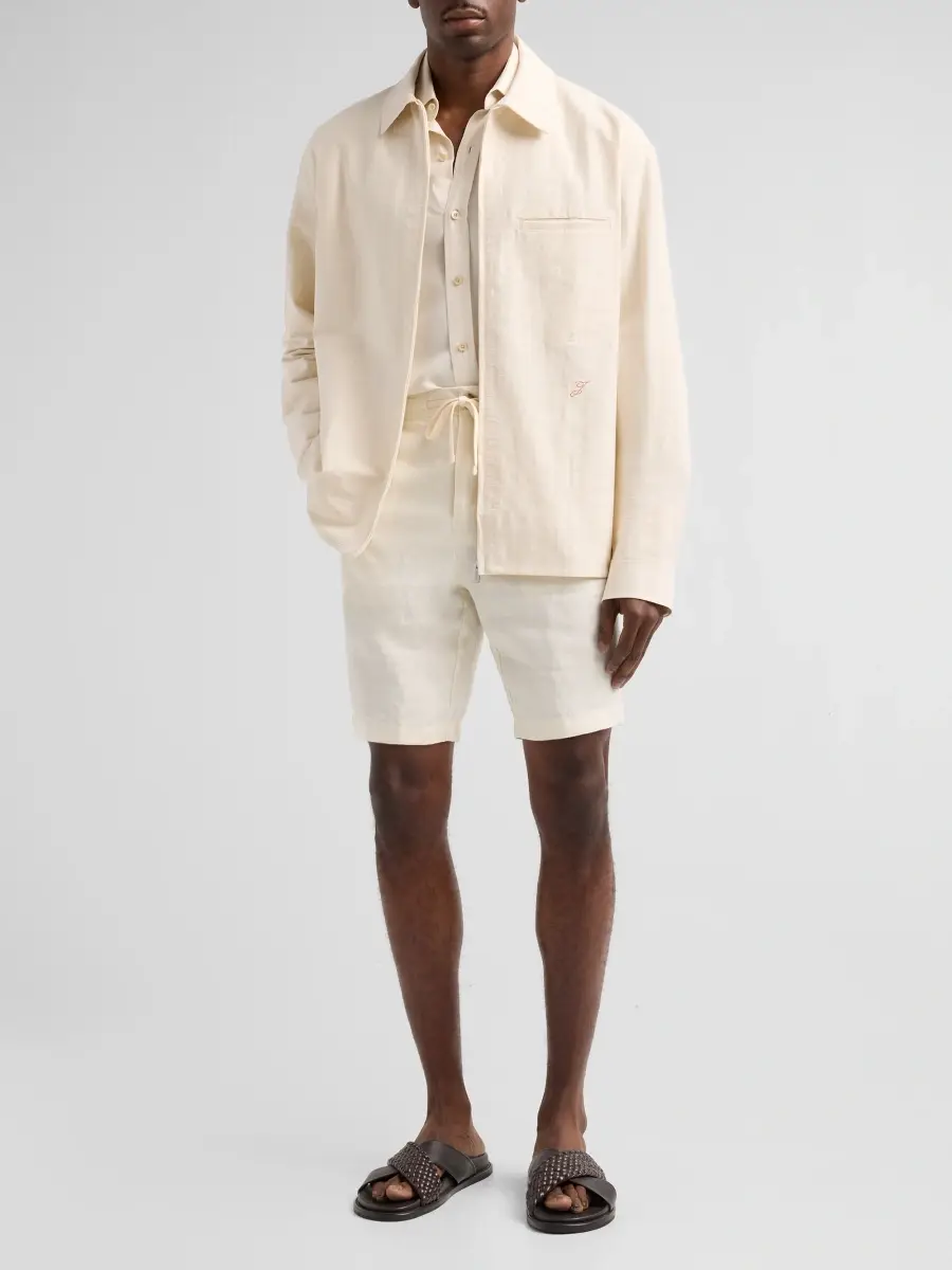 Jacquemus Men's La Chemise Mecano Cotton-Blend Shirt | Thumbnail 2 Jacquemus Men's La Chemise Mecano Cotton-Blend Shirt | Thumbnail 2