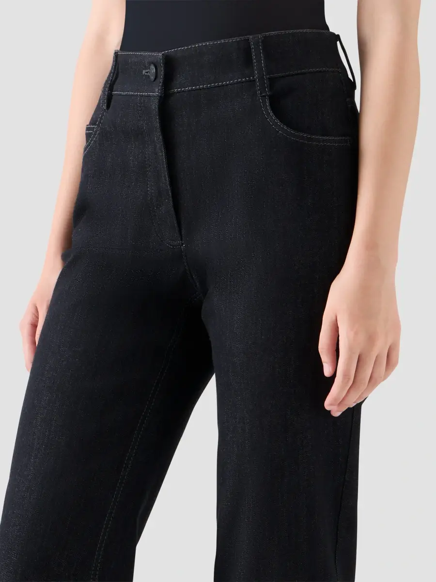 Akris punto Women's Chess High-Rise Straight Jeans | Thumbnail 4 Akris punto Women's Chess High-Rise Straight Jeans | Thumbnail 4