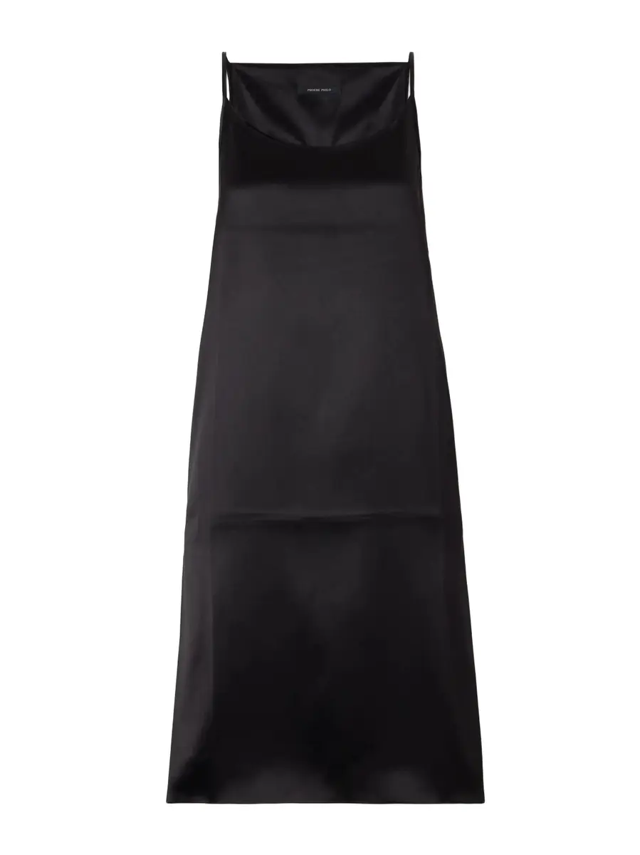 Phoebe Philo Silk-blend satin mini dress