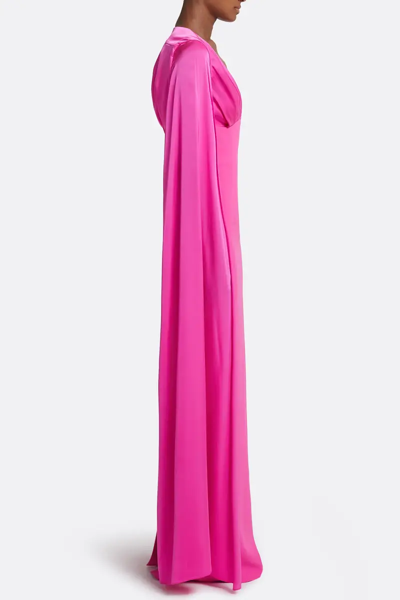 Safiyaa Angelina Draped Gown | Thumbnail 4 Safiyaa Angelina Draped Gown | Thumbnail 4