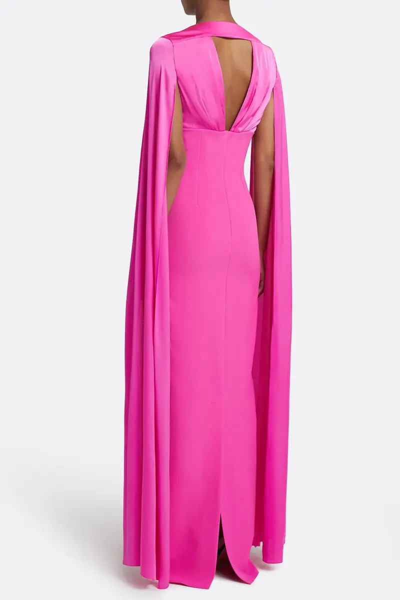 Safiyaa Angelina Draped Gown | Thumbnail 5 Safiyaa Angelina Draped Gown | Thumbnail 5