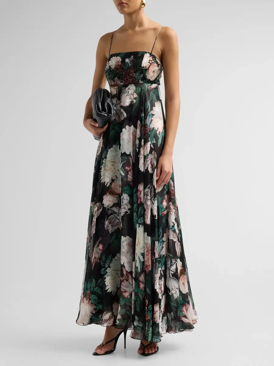 SACHIN & BABI Women's Brooklynne Floral A-Line Gown | Thumbnail 4 SACHIN & BABI Women's Brooklynne Floral A-Line Gown | Thumbnail 4