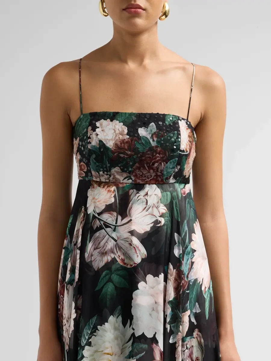 SACHIN & BABI Women's Brooklynne Floral A-Line Gown | Thumbnail 5 SACHIN & BABI Women's Brooklynne Floral A-Line Gown | Thumbnail 5