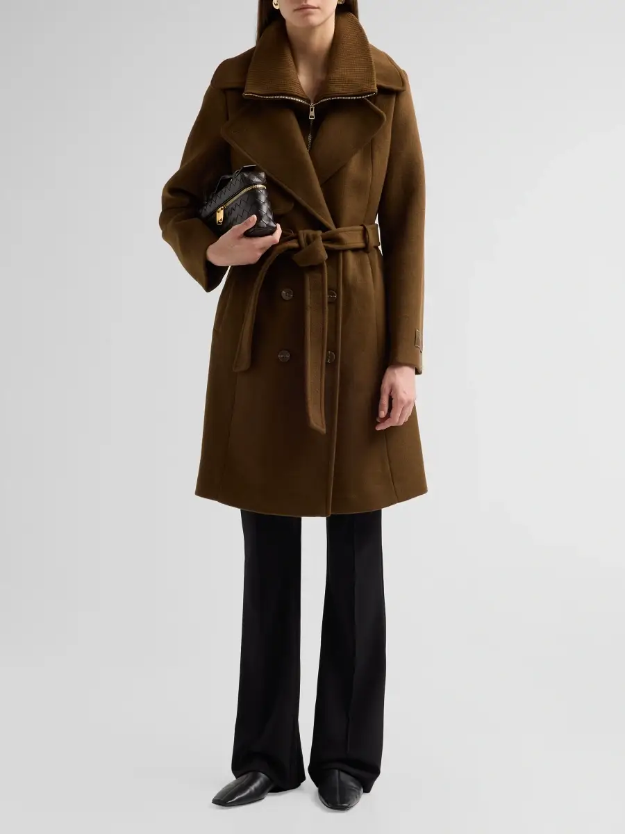 Soia & Kyo Women's Fabianne Wool-Blend Double-Breasted Coat | Thumbnail 2