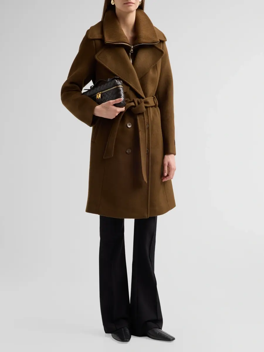 Soia & Kyo Women's Fabianne Wool-Blend Double-Breasted Coat | Thumbnail 4