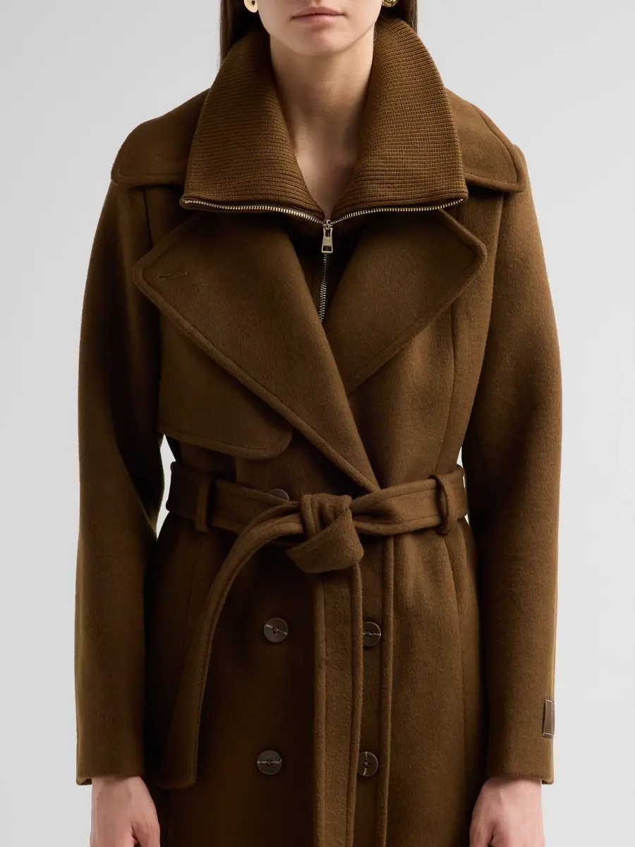 Soia & Kyo Women's Fabianne Wool-Blend Double-Breasted Coat | Thumbnail 5