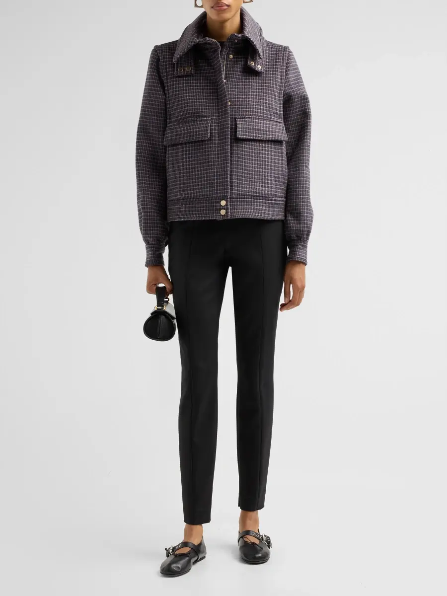 Soia & Kyo Women's Gene Plaid Wool-Blend Jacket | Thumbnail 2