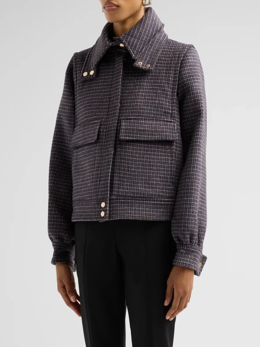 Soia & Kyo Women's Gene Plaid Wool-Blend Jacket | Thumbnail 4