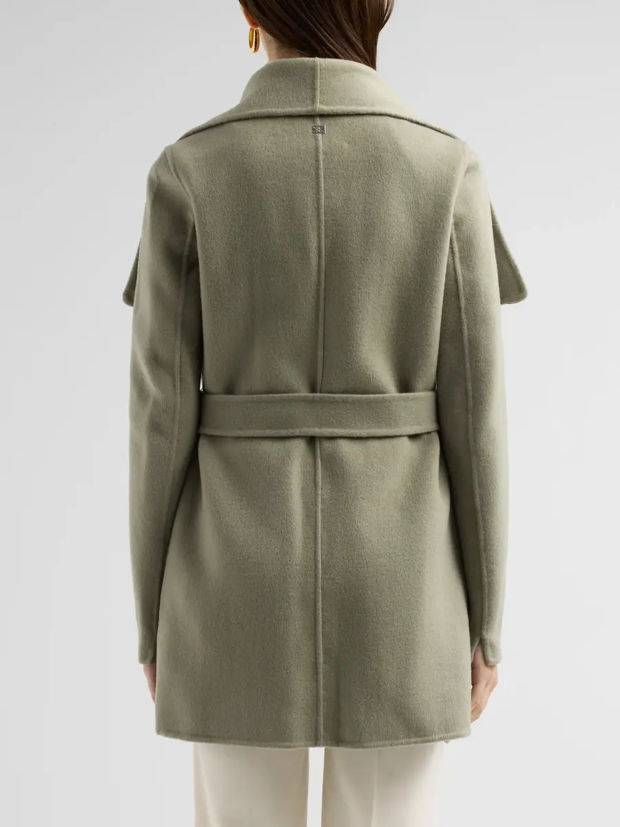 Soia & Kyo Women's Bridgette Double-Faced Wool Wrap Coat | Thumbnail 3 Soia & Kyo Women's Bridgette Double-Faced Wool Wrap Coat | Thumbnail 3