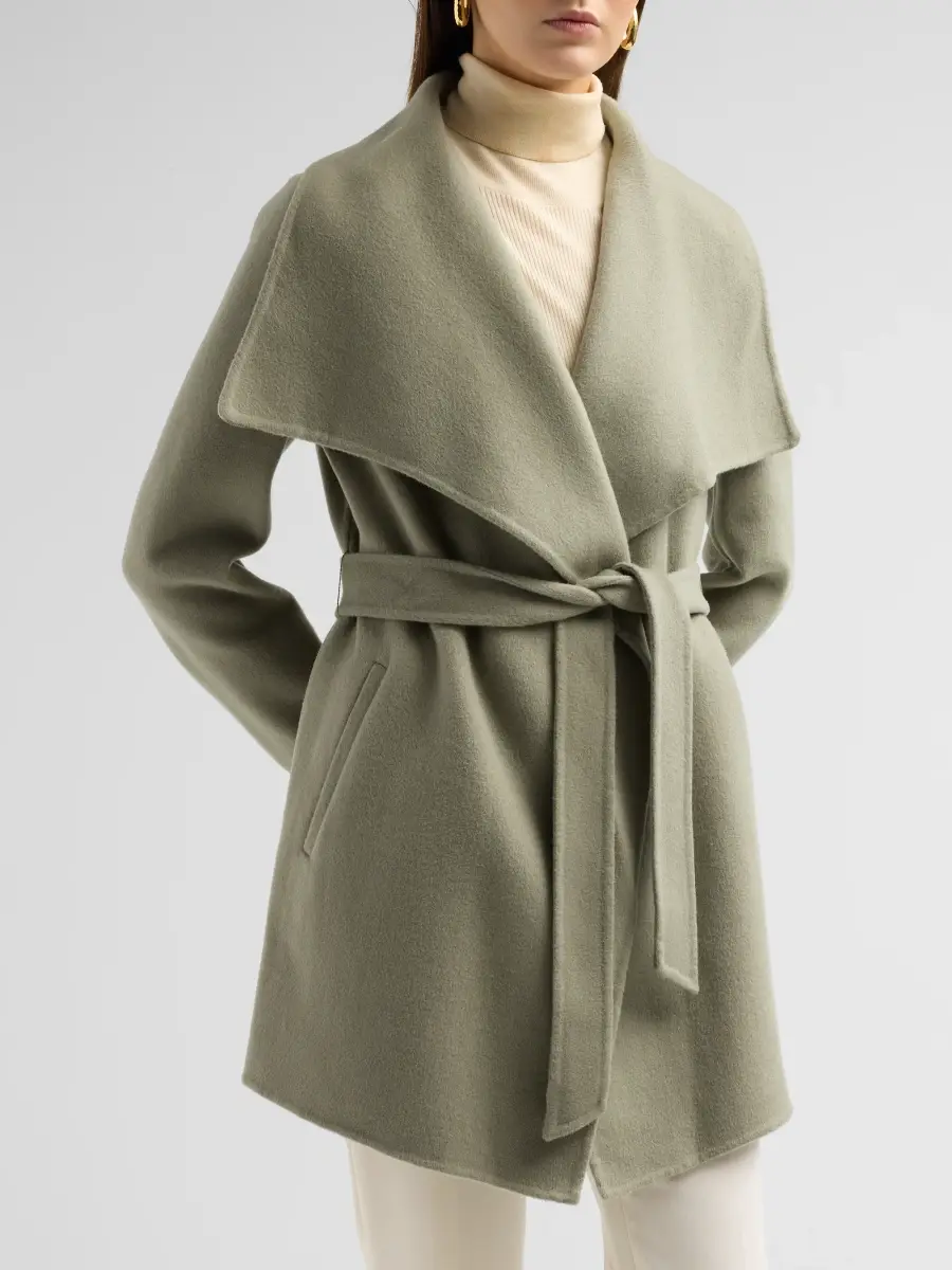 Soia & Kyo Women's Bridgette Double-Faced Wool Wrap Coat | Thumbnail 4 Soia & Kyo Women's Bridgette Double-Faced Wool Wrap Coat | Thumbnail 4