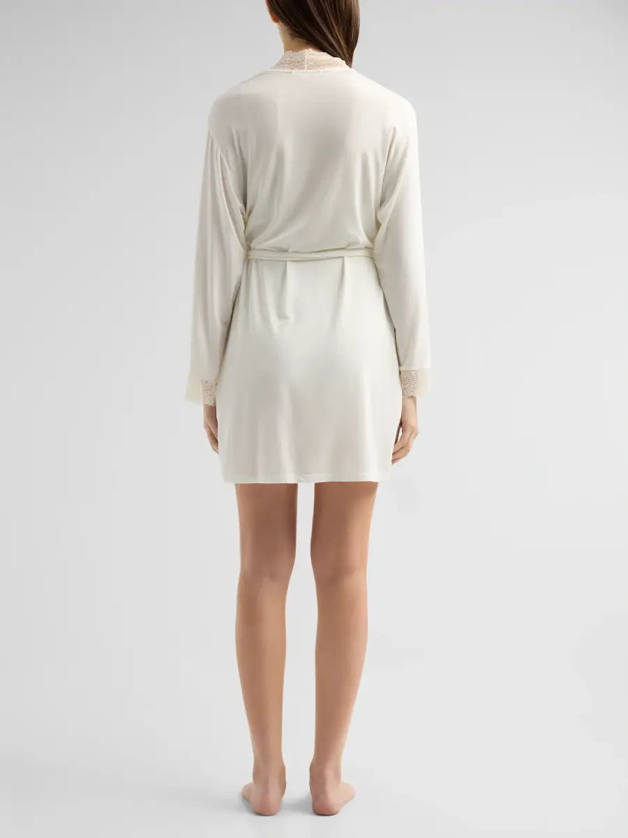 Eberjey Women's Lara Lace-Trimmed Robe | Thumbnail 3 Eberjey Women's Lara Lace-Trimmed Robe | Thumbnail 3