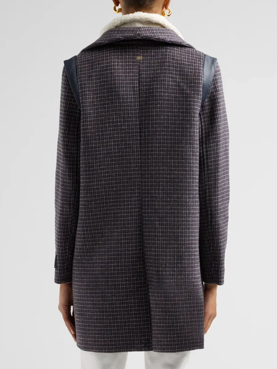 Soia & Kyo Women's Kiana Plaid Wool-Blend Coat | Thumbnail 3